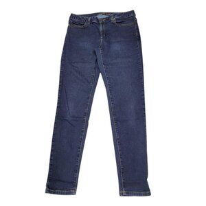 Michael Kors Jeans Dark‎ Denim Izzy Skinny Womens Size 8 Small Modern Classic